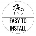 Easy to install -   Aquamax Carrera Matt White Marble Shower Wall Panels