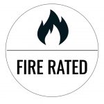 Fire Rated - Silver Ash White Wood  Panels