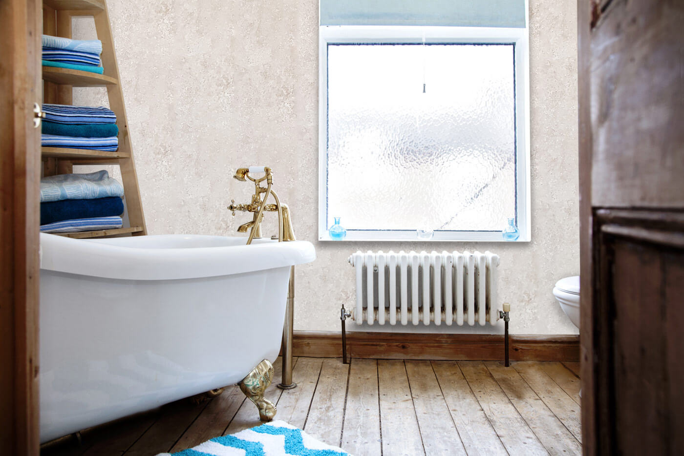 Aquamax Beige Granite Shower wall Panels - Bathroom