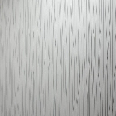 Aquamax Silver Strings White Shower Wall Panels