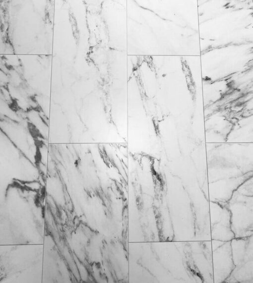 Classic Carrera Tile Effect Marble Cladding For Bathroom and Kitchen