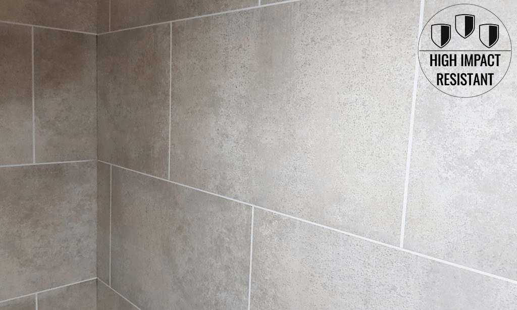 Flagstone Beige Tile effect cladding panels for bathroom - 1