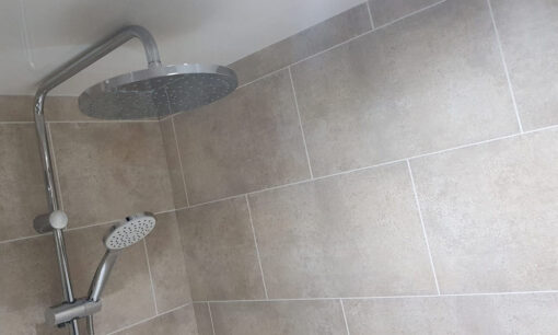 Flagstone Beige Tile effect cladding panels for bathroom - 2