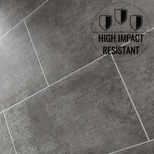 Flagstone Graphite Tile Wall Cladding Panels for bathroom and showers