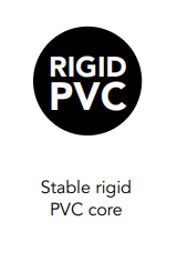 Stable rigid PVC Core 