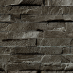 Anthracite Stone Face Wall Cladding
