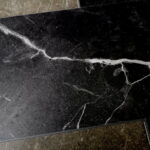 Black White Marble Floor Cladding